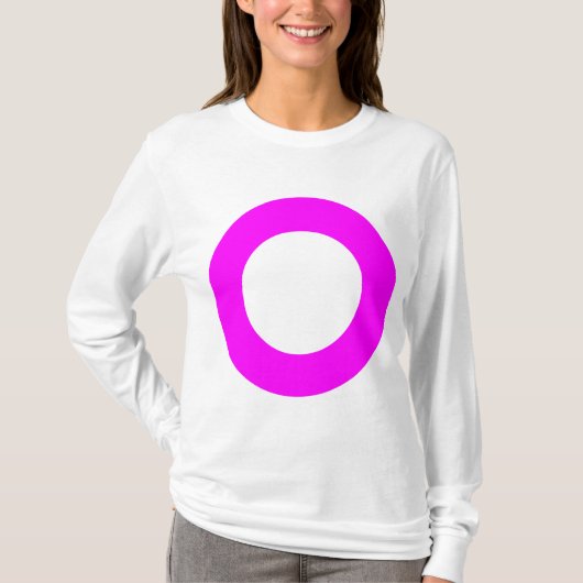 Holle cirkel - Kleuren T-shirt (Voorkant)