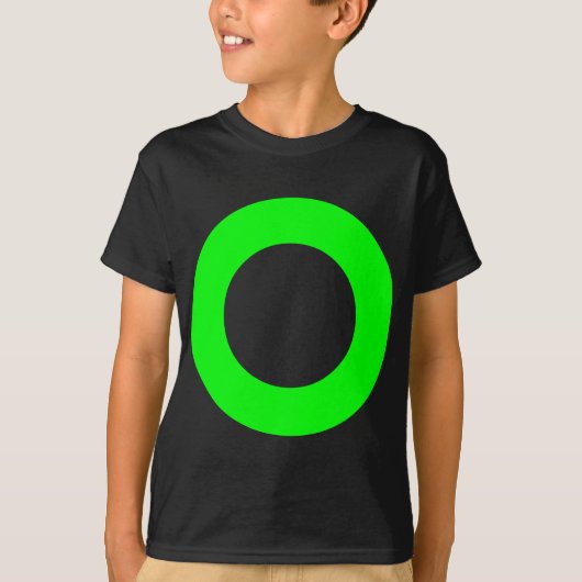 Holle cirkel - Kleuren T-shirt (Voorkant)