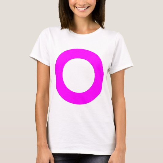 Holle cirkel - Kleuren T-shirt (Voorkant)