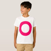 Holle cirkel - Kleuren T-shirt (Voorkant volledig)
