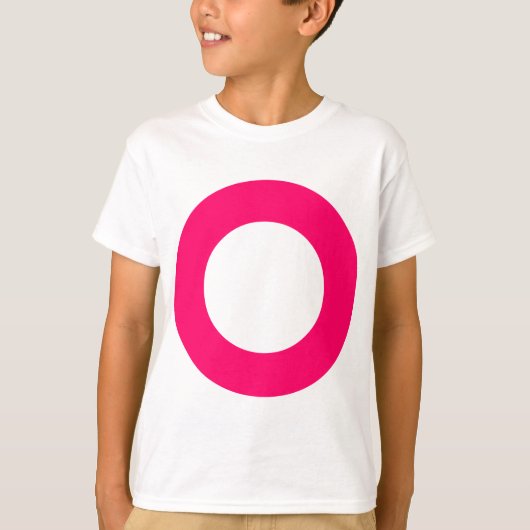 Holle cirkel - Kleuren T-shirt (Voorkant)