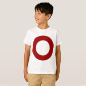 Holle cirkel - Kleuren T-shirt (Voorkant volledig)