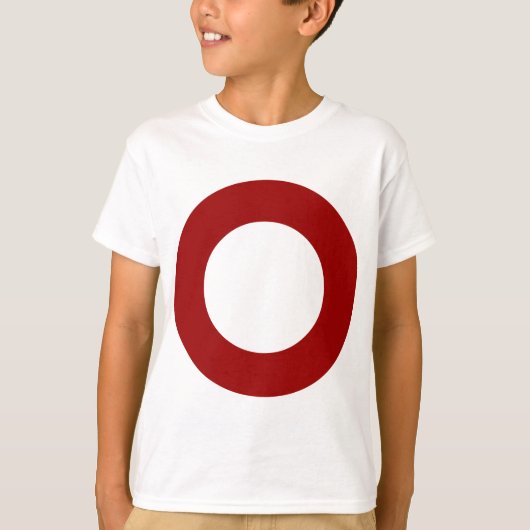 Holle cirkel - Kleuren T-shirt (Voorkant)