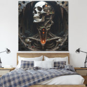 holle diepte canvas afdruk (Insitu (Slaapkamer))