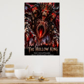 Holle Koning Drie Gezichten Nachtmerrie Poster (Keuken)