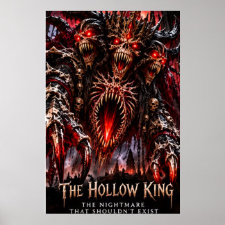Holle Koning Drie Gezichten Nachtmerrie Poster