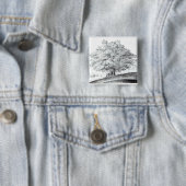 Holle Tree te Hampstead, 1663 Vierkante Button 5,1 Cm (In situ)