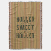 Holler Sweet Holler Rustiek Land Deken (Voorkant Verticaal)