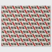 Holleys kerst - Kat- en keukenpapier Cadeaupapier (Vlak)