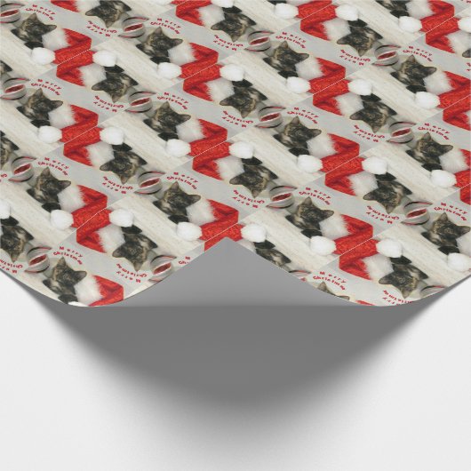 Holleys kerst - Kat- en keukenpapier Cadeaupapier (Hoek)