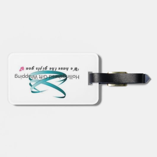 Hollingshead Cadeaupapier Bagage Label (Achterkant horizontaal)