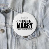 HOLLINGSWORTH V. PERRY -.png Ronde Button 4,0 Cm (In situ)