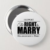 HOLLINGSWORTH V. PERRY -.png Ronde Button 4,0 Cm (Voorkant /achterkant)