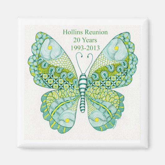 Hollins Class of 1993 Reunion Magneet (Voorkant)