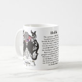 Hollis Family Coat of Arms Mok (Voorkant links)