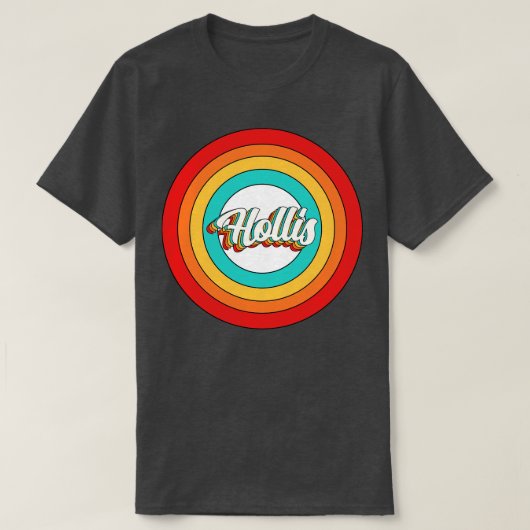 Hollis Naam Shirt  Hollis Circle (Design voorkant)