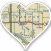 Hollis Oklahoma Sticker (Voorkant)