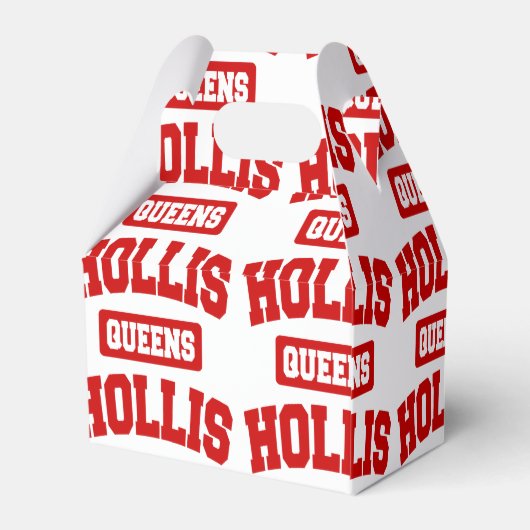 Hollis, Queens, NYC Bedankdoosjes (Achterkant)