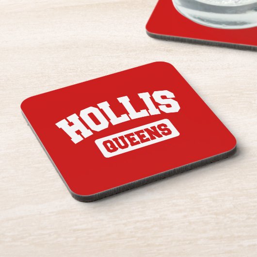 Hollis, Queens, NYC Bier Onderzetter (Linkerzijde)