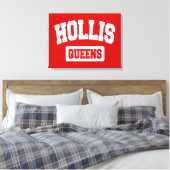 Hollis, Queens, NYC Canvas Afdruk (Insitu (Slaapkamer))