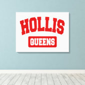 Hollis, Queens, NYC Canvas Afdruk (Insitu (Houten vloer))