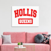 Hollis, Queens, NYC Canvas Afdruk (Insitu (Woonkamer))