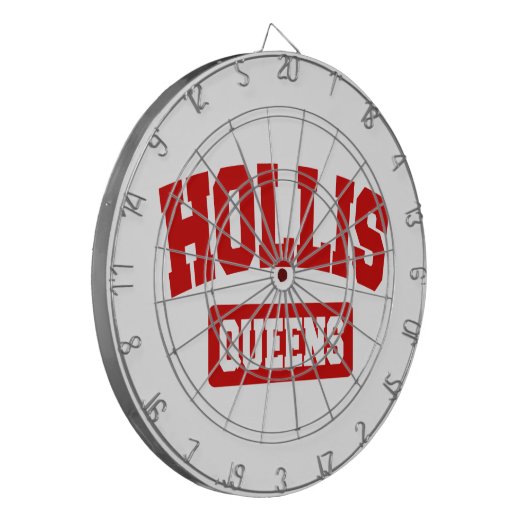 Hollis, Queens, NYC Dartbord (Voorkant Links)