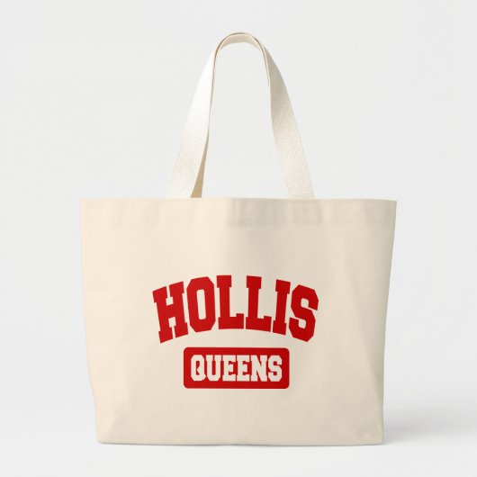 Hollis, Queens, NYC Grote Tote Bag (Voorkant)