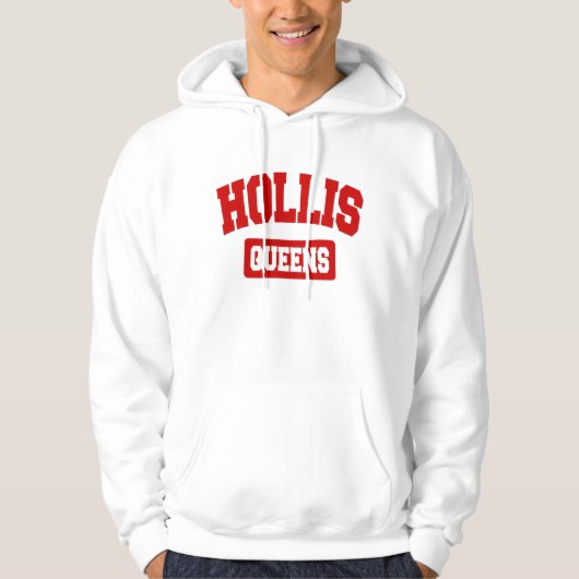 Hollis, Queens, NYC Hoodie (Voorkant)