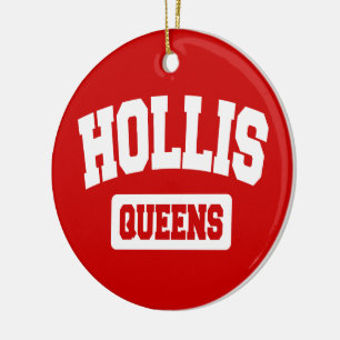 Hollis, Queens, NYC Keramisch Ornament