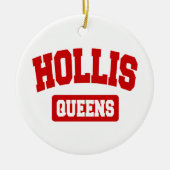 Hollis, Queens, NYC Keramisch Ornament (Voorkant)