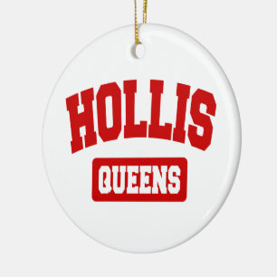 Hollis, Queens, NYC Keramisch Ornament