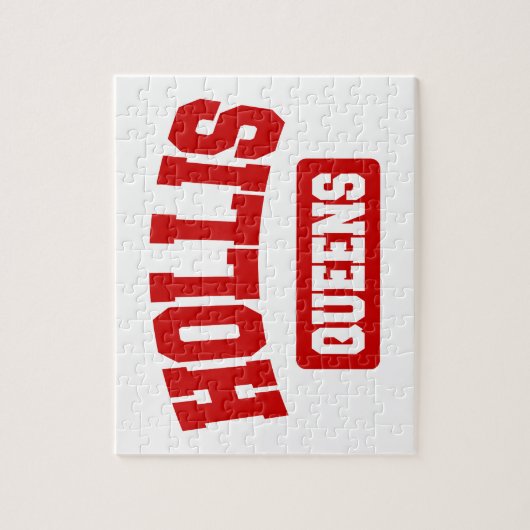 Hollis, Queens, NYC Legpuzzel (Verticaal)