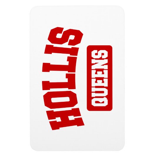 Hollis, Queens, NYC Magneet (Verticaal)