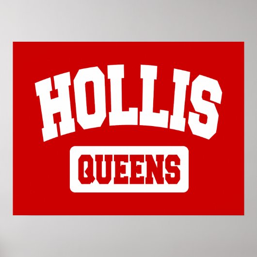Hollis, Queens, NYC Poster (Voorkant)