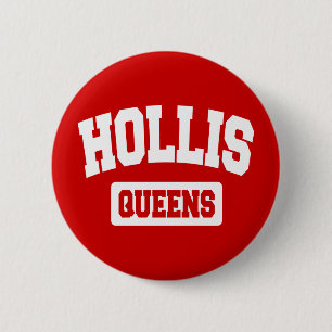 Hollis, Queens, NYC Ronde Button 5,7 Cm