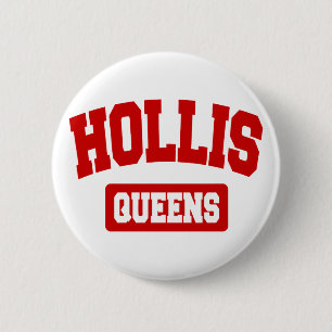 Hollis, Queens, NYC Ronde Button 5,7 Cm