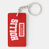 Hollis, Queens, NYC Sleutelhanger (achterkant)