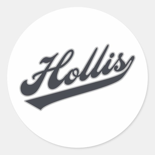 Hollis Ronde Sticker (Voorkant)