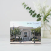 Hollister, CA City Hall Briefkaart (Staand voorkant)