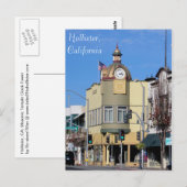Hollister, CA Clock Tower Briefkaart (Voorkant / Achterkant)