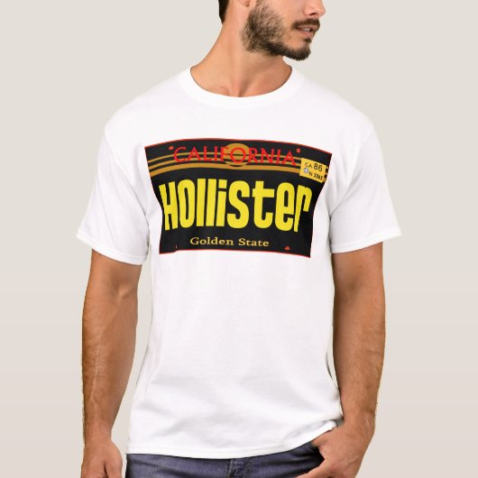 Hollister, Ca — T-Shirt (Voorkant)