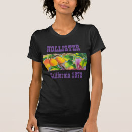 HOLLISTER, CALIFORNIË ABRIKOZEN T-shirt