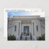 Hollister City Hall Briefkaart (Voorkant / Achterkant)