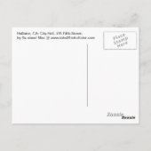 Hollister City Hall Briefkaart (Achterkant)