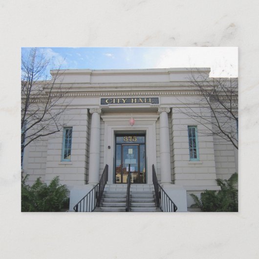 Hollister City Hall Briefkaart (Voorkant)