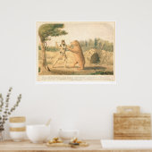 Hollister's Beer Encounter (0547A) Poster (Keuken)