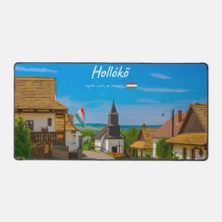 Hollókő, Hongarije - Historische dorpsstraat Bureaumat
