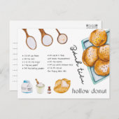 Hollow Donut - Vietnamese Food Briefkaart (Voorkant / Achterkant)