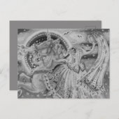 HOLLOW-HOLLOW, HOOFDLEZER HORSEMAN PALOMINO FEESTDAGENKAART (Voorkant / Achterkant)